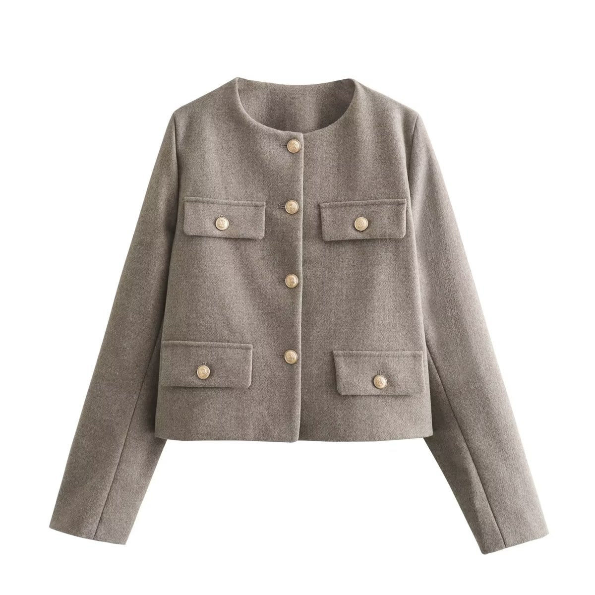 Winter High Grade Light Luxury Socialite Loop Yarns Fabric Chanel Coat Women