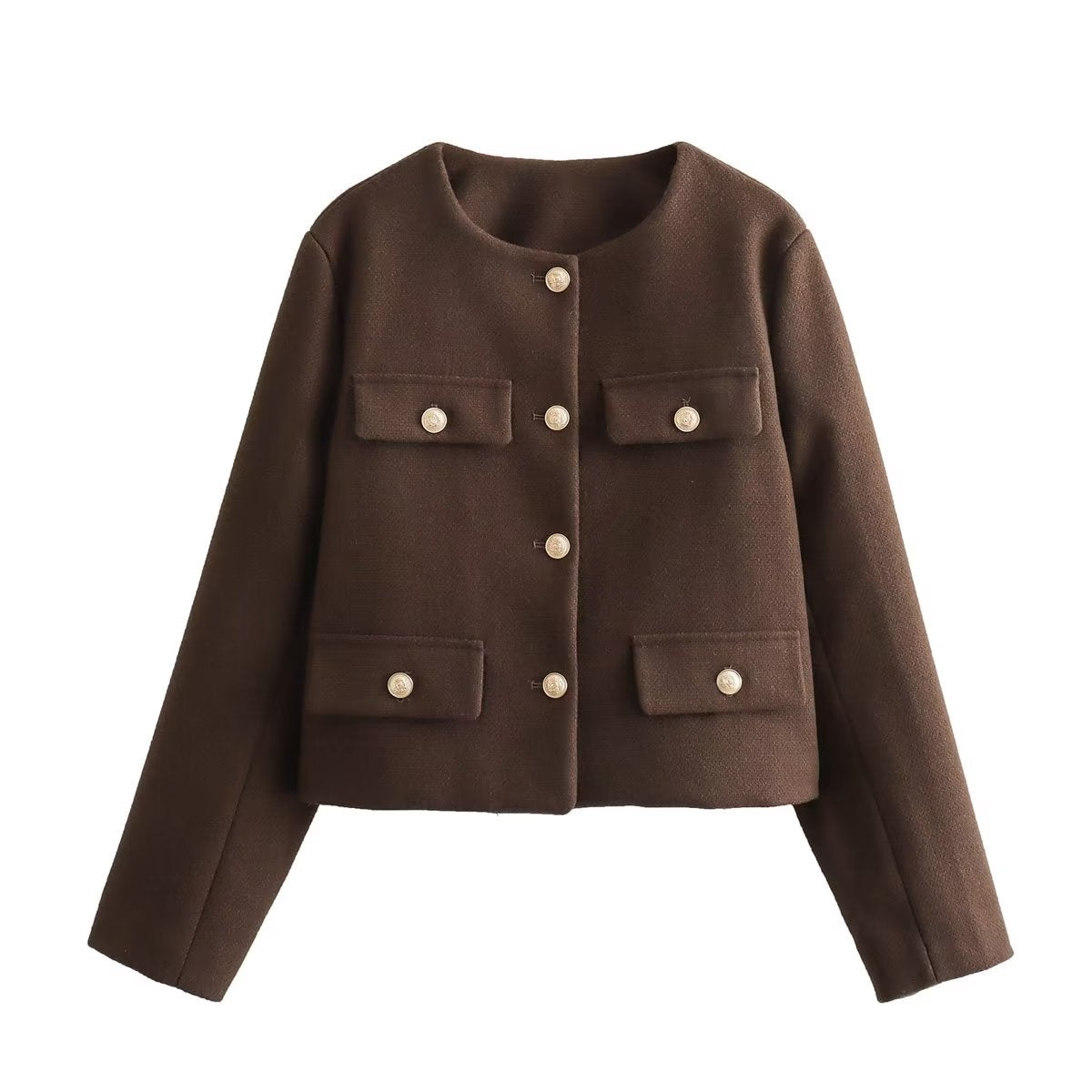 Winter High Grade Light Luxury Socialite Loop Yarns Fabric Chanel Coat Women