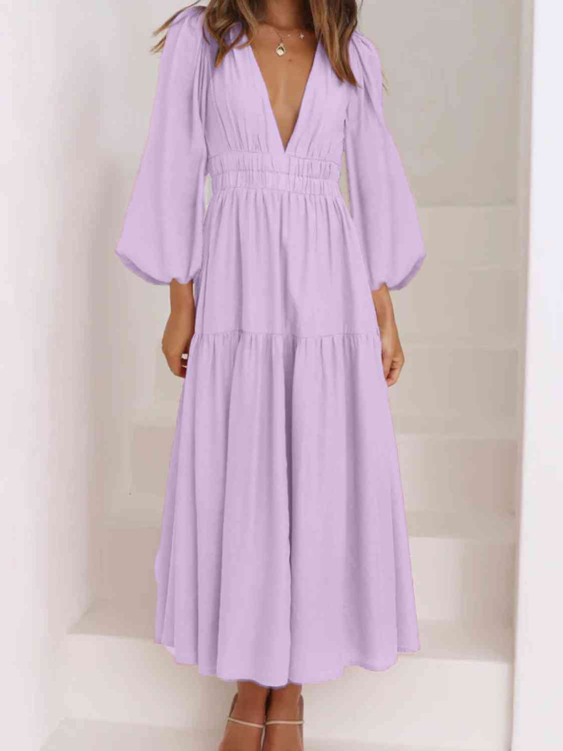 maxi dress lavender
