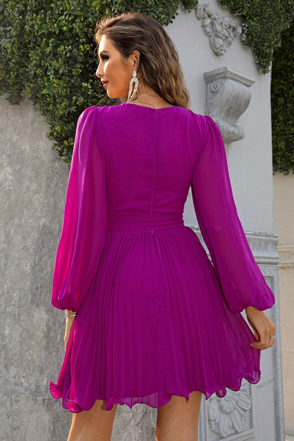 pleats in dress