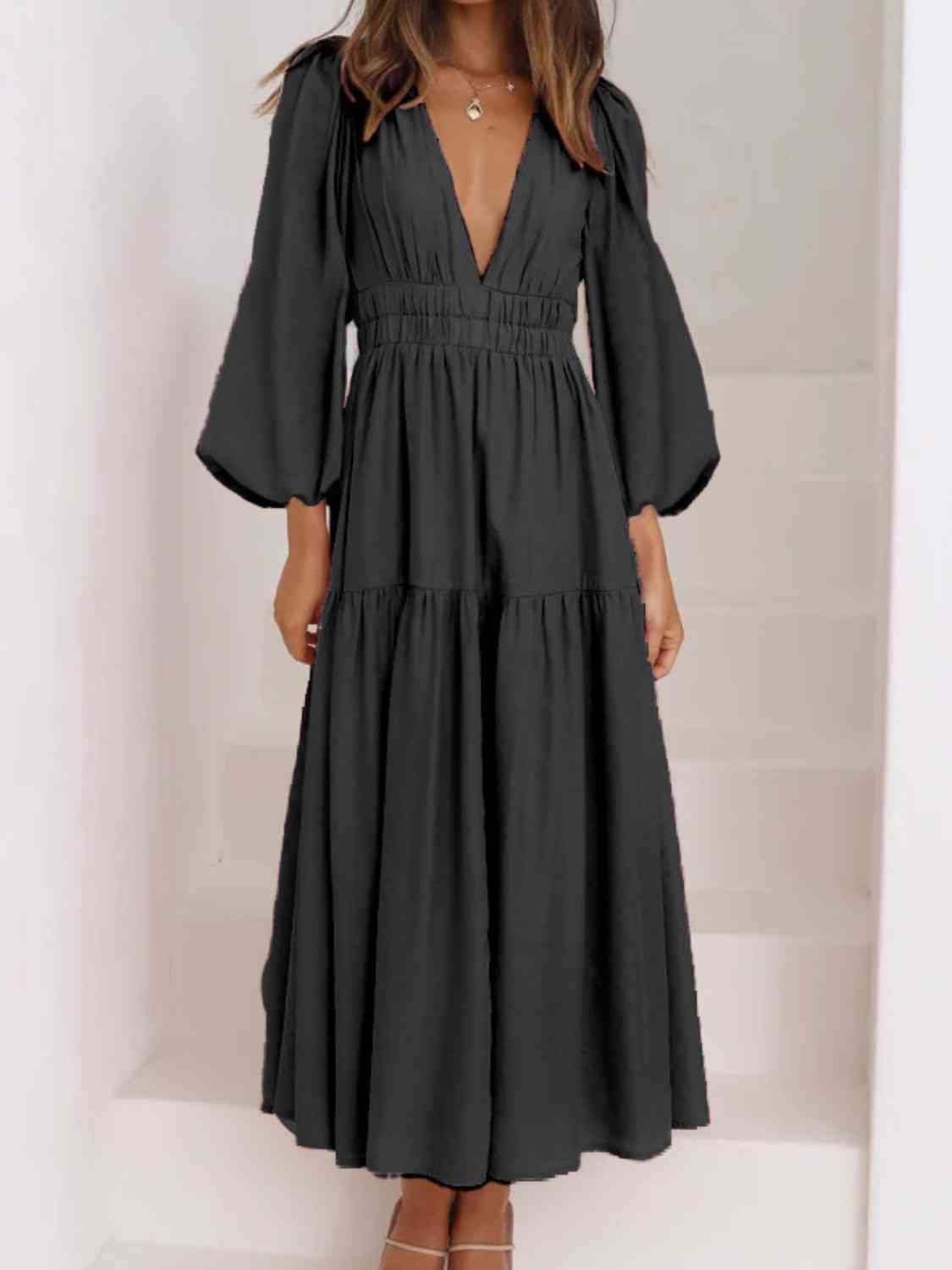 maxi dress black