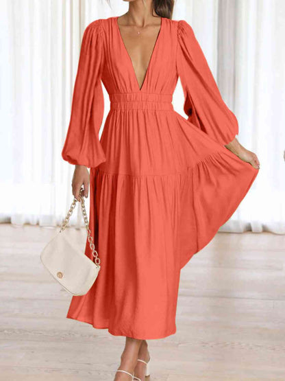 long sleeve maxi dress