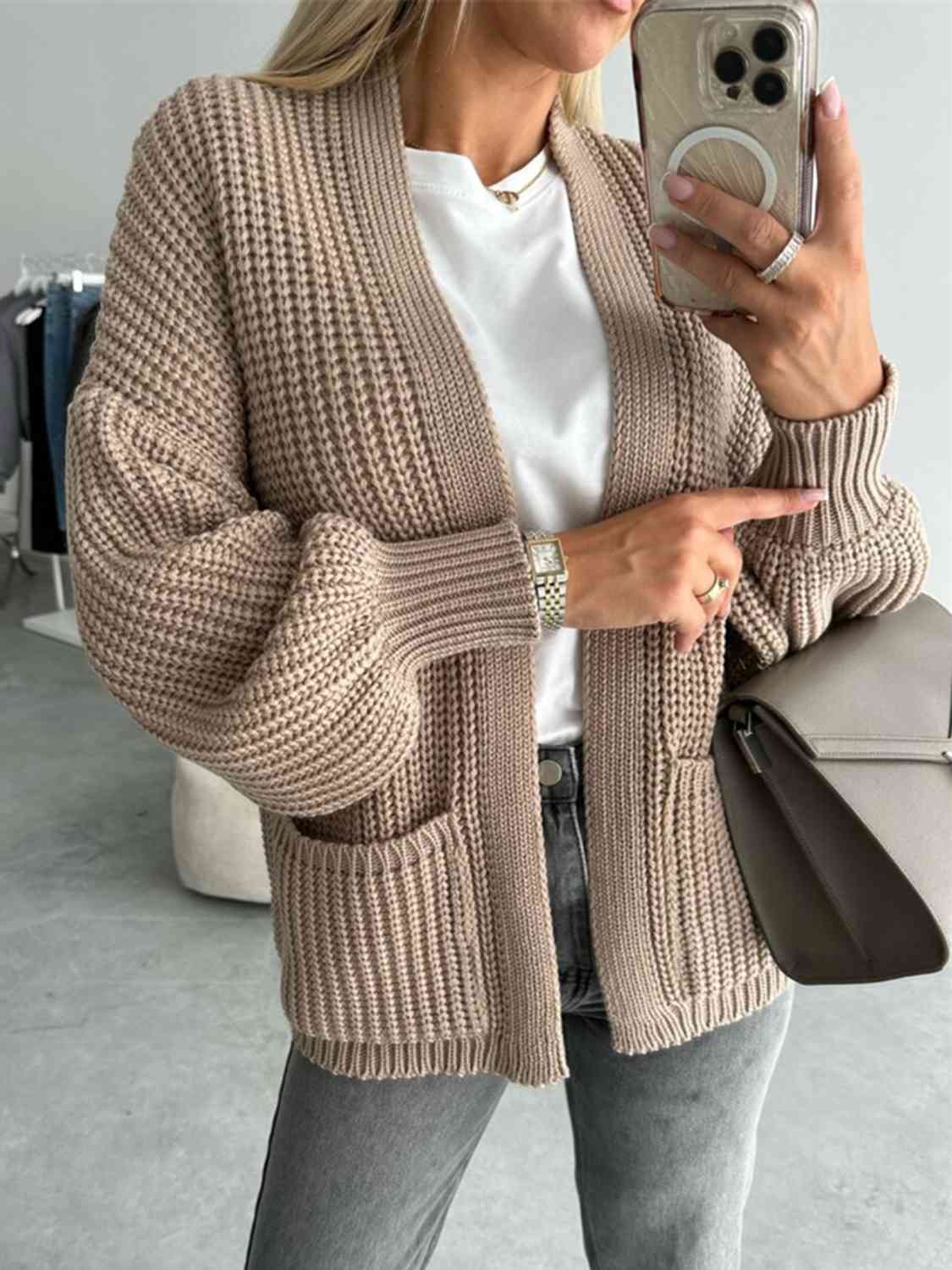 cardigan for women mocha
