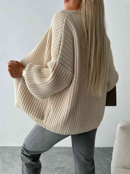 beige ladies cardigan sweater
