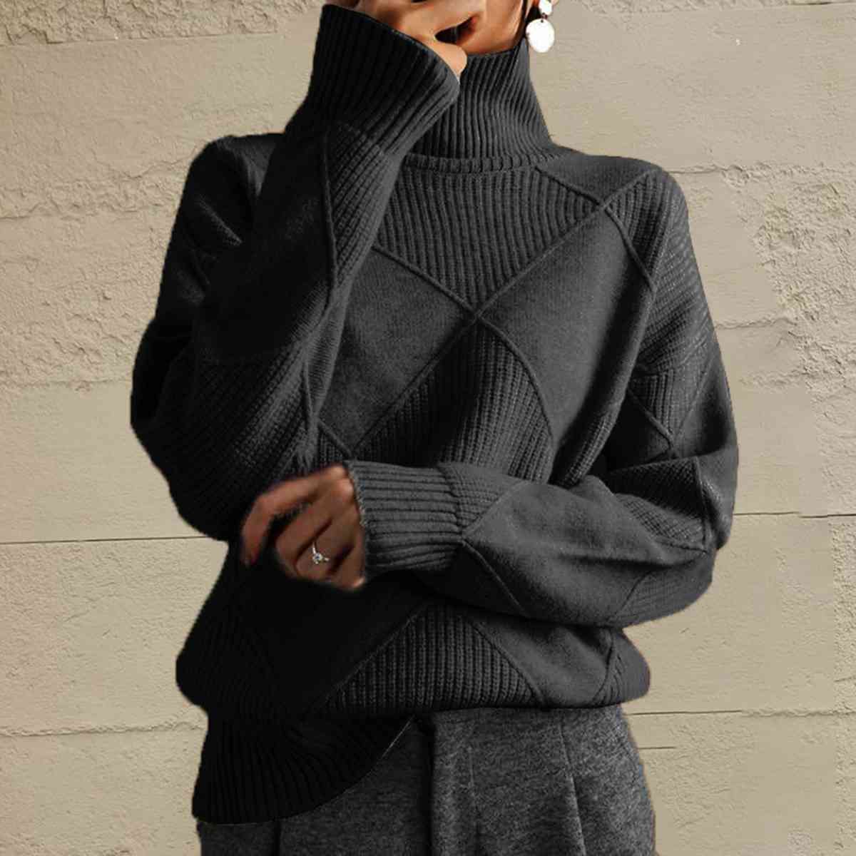 Black Turtleneck