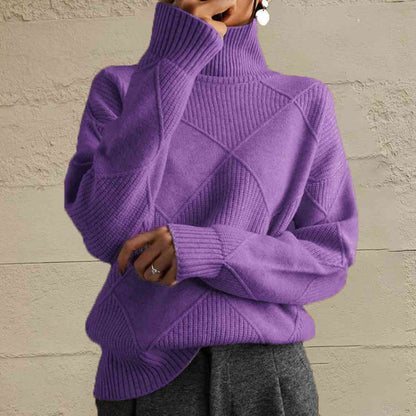 Purple Turtleneck