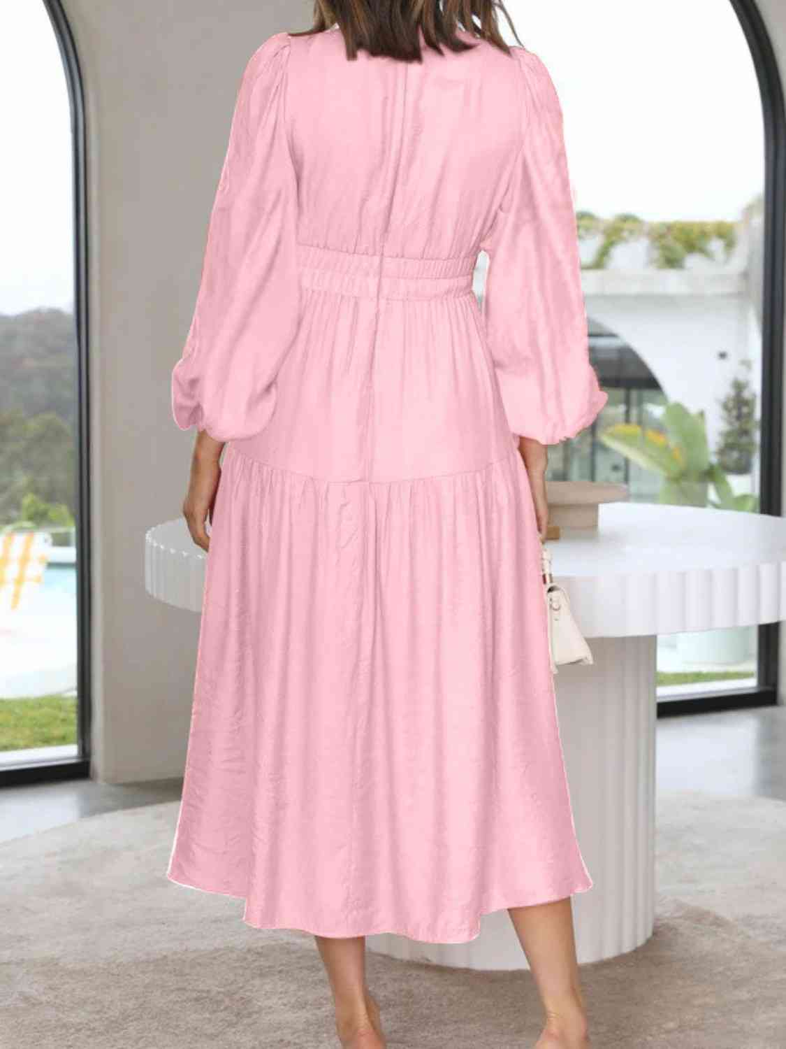 maxi dress pink